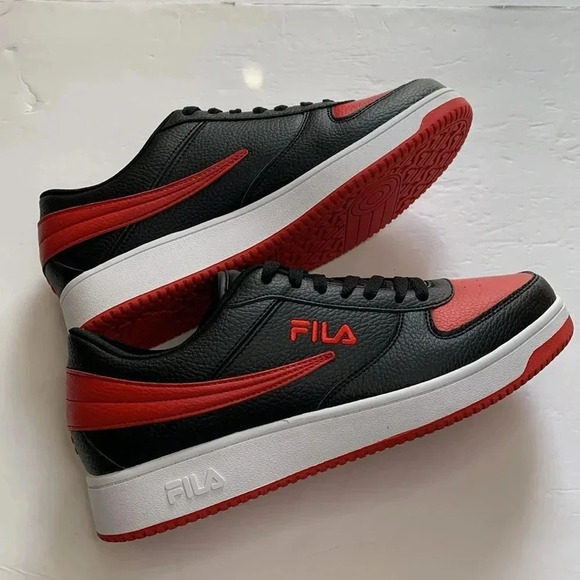 FILA Men’s Sneakers Low Top A-Low Red & Black Sz 11 NWT - Picture 4 of 9
